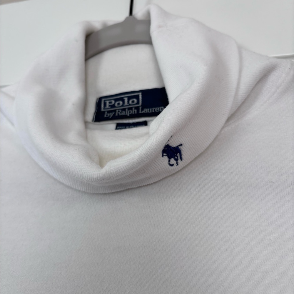 Polo by Ralph Lauren White Tee with Navy Label - Picture 7 of 10